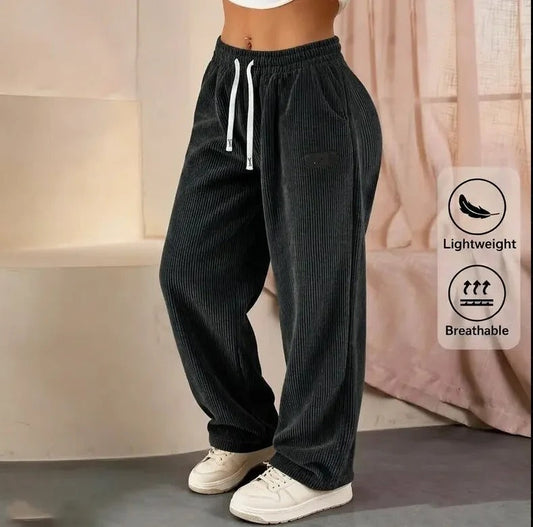 [LETZTER VERKAUFSTAG] Damen-Cordhose mit geradem Bein – 100 % Baumwolle